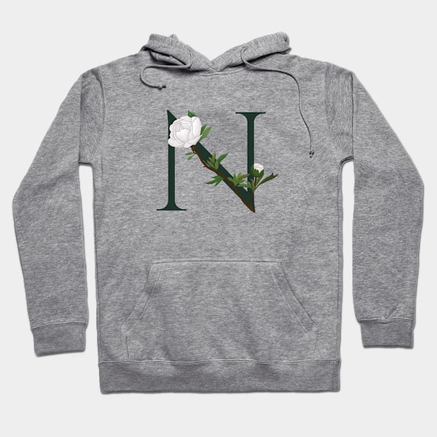 Monogram N Hoodie by eveline